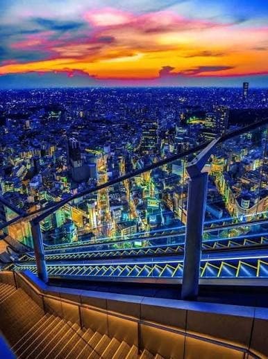 Atardecer en Shibuya Sky